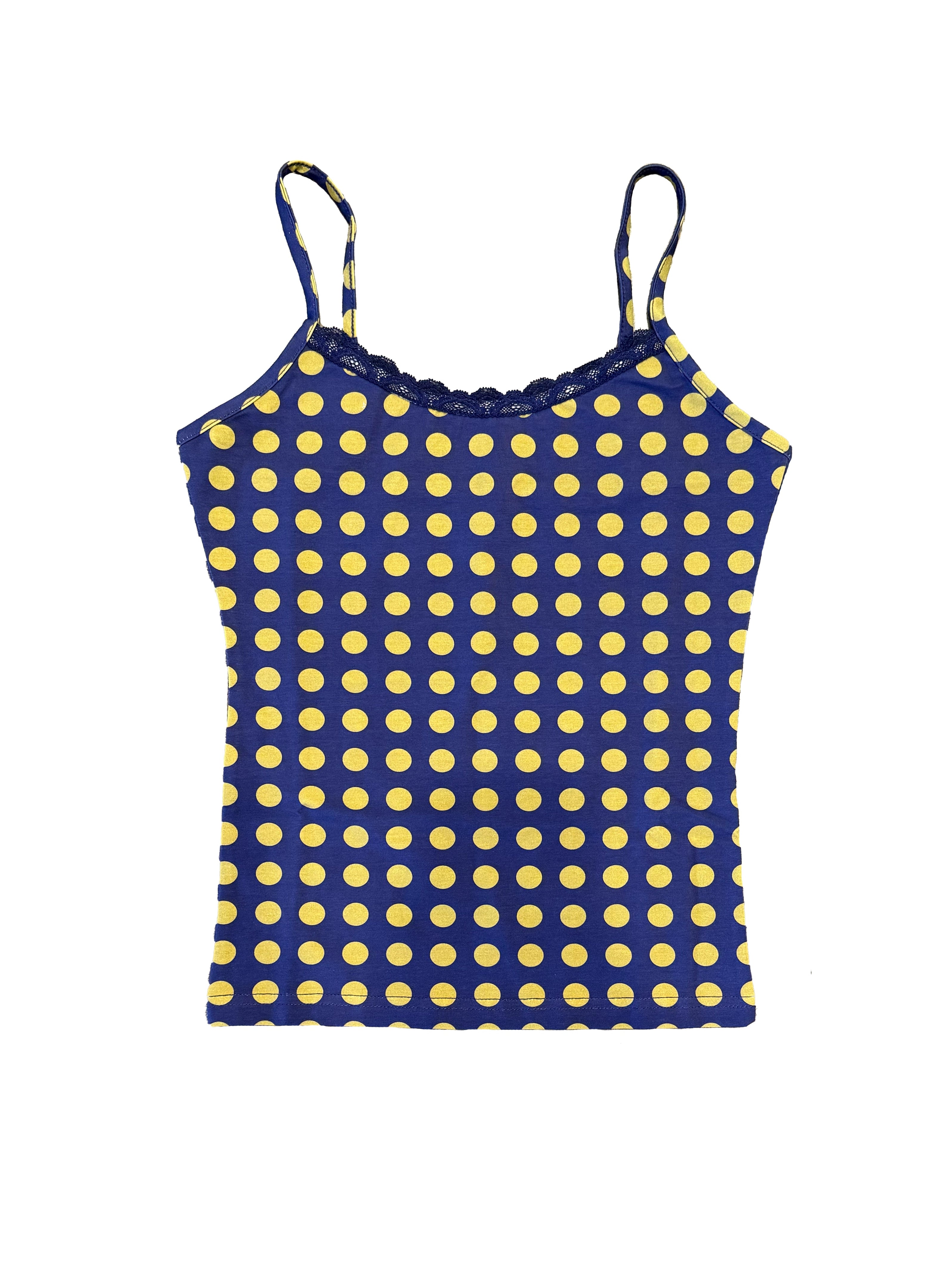 キャミソール HOWDY camisole salopetee dot SOLY HUX Women's Y2k Gothic Lace Trim Cami Crop Top Sleeveless